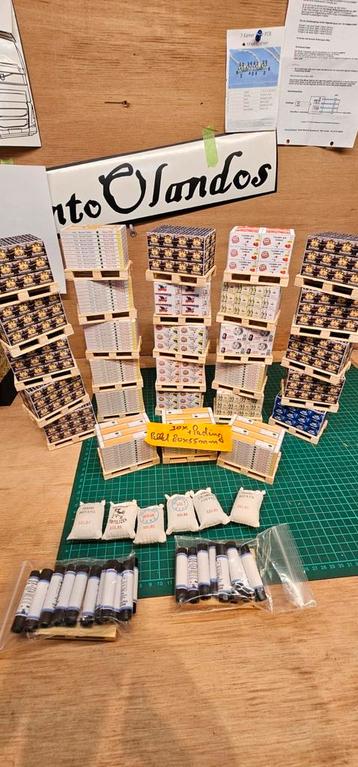 Volle pallets voor bv tamiya... beschikbaar voor biedingen