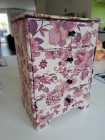 Retro vintage antiek sieraden kastje, Antiek en Kunst, Ophalen of Verzenden