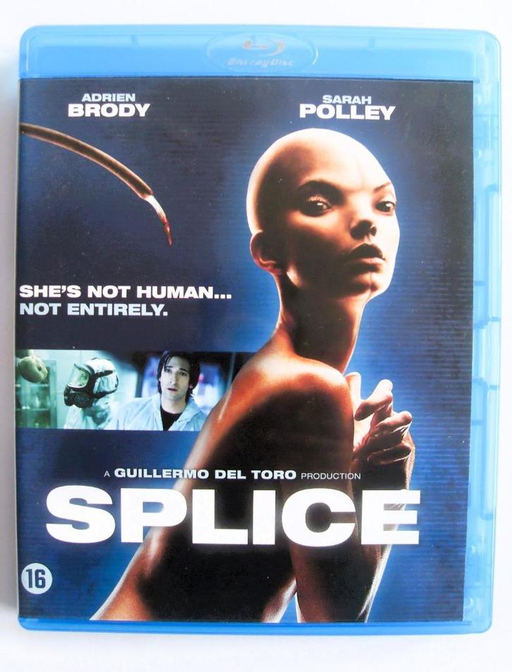 Splice (originele bluray) Guillermo del Toro, Cd's en Dvd's, Blu-ray, Zo goed als nieuw, Science Fiction en Fantasy, 3D, Ophalen of Verzenden