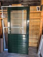 Hardhouten buitendeur 201,5x92, Ophalen, Gebruikt, Buitendeur, 200 tot 215 cm
