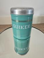 Zeldzame mooie antieke mintgroene emaille Suikerbus €15, Antiek en Kunst, Antiek | Emaille, Ophalen of Verzenden