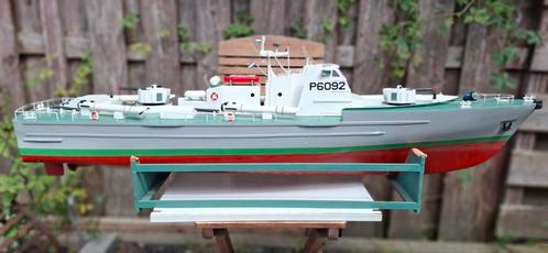 Wiesel Schnellboot 140cm vaarklaar.!, Hobby en Vrije tijd, Modelbouw | Boten en Schepen, Gebruikt, Groter dan 1:32, Overige merken