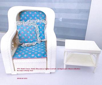 1983 Mattel Barbie- Stoel en Tafeltje (geen verzending)  beschikbaar voor biedingen