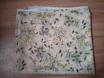 Mooie Stof met Bloemenprint, Hobby en Vrije tijd, Stoffen en Lappen, Overige materialen, 120 cm of meer, Beige, Ophalen of Verzenden