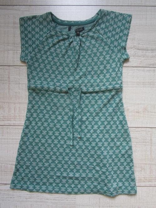 Jurkje/jurk KING LOUIE mt 110/116  groen met print, Kinderen en Baby's, Kinderkleding | Maat 116, Nieuw, Meisje, Jurk of Rok, Verzenden