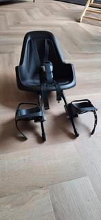 NU SLECHTS €20! INCL HELM! Bobike Fietszitje + Windscherm, Fietsen en Brommers, Fietsaccessoires | Fietsstoeltjes, Ophalen, Zo goed als nieuw