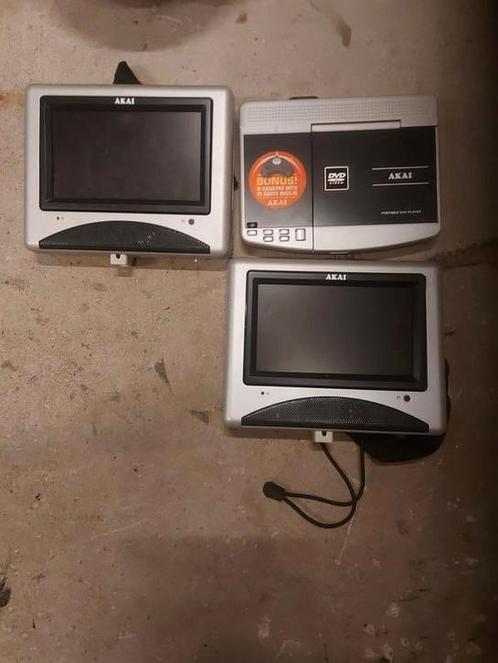 Te koop dvd voor achter met 2 schermen op de hoofdsteunen, Auto diversen, Autoradio's, Zo goed als nieuw, Ophalen
