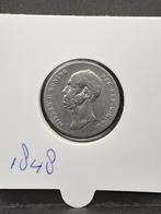 1/2 gulden 1848 Koning Willem II, Postzegels en Munten, Munten | Nederland, ½ gulden, Zilver, Ophalen of Verzenden, Losse munt