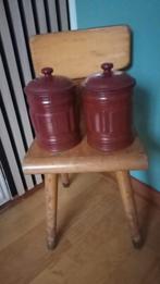 emaille Franse voorraad bussen, Ophalen of Verzenden