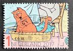 Postzegel Nederland kater Jan, Jans en de kinderen 2017, Ophalen of Verzenden, Na 1940, Gestempeld