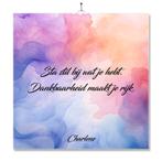 Tegel Met Opdruk | Sta Stil Bij Wat Je Hebt, Ophalen of Verzenden, Nieuw