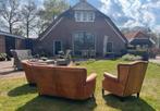 Schapenleren Fauteuils - Vintage Stijl Set Stoelen en Banken, Ophalen