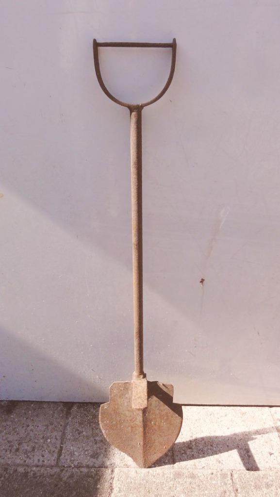 Split lepel, schop om kuil af te steken, antiek, Antiek en Kunst, Antiek | Gereedschap en Instrumenten, Ophalen of Verzenden