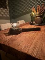 Sober plateau, Huis en Inrichting, Woonaccessoires | Dienbladen, Ophalen of Verzenden, Zo goed als nieuw, Rond, Hout