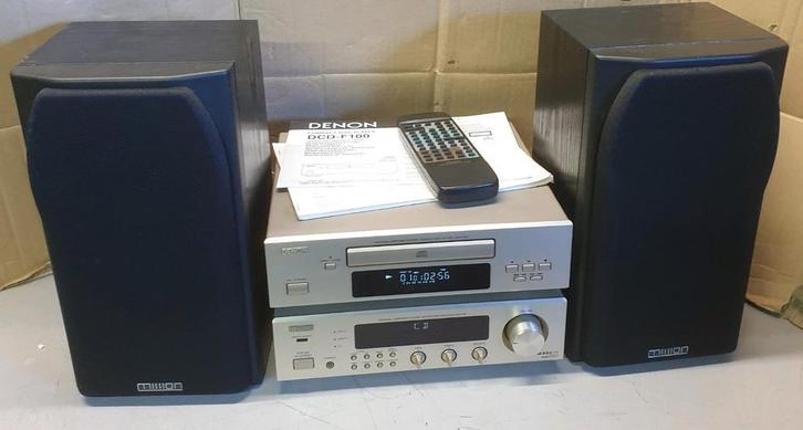 Denon dra-f100 receiver + dcd-f100 cd speler, mission 731 i, Audio, Tv en Foto, Stereo-sets, Ophalen of Verzenden