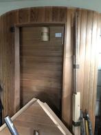 sauna compacte hoek model infrarood, Sport en Fitness, Sauna, Ophalen, Zo goed als nieuw