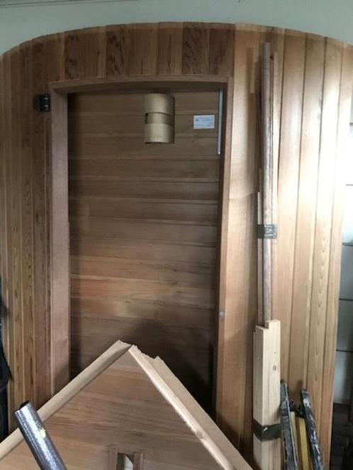 sauna compacte hoek model infrarood, Sport en Fitness, Sauna, Zo goed als nieuw, Ophalen