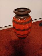 Grote vaas, rood bruin, West Germany, Antiek en Kunst, Ophalen