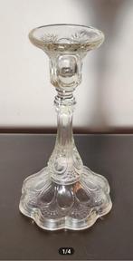 Art-déco kandelaar, Ophalen of Verzenden, Glas