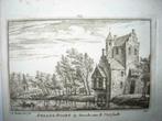 223 / Utrecht de Pelluspoort  Kopergravure 18e Eeuw, Antiek en Kunst, Kunst | Etsen en Gravures, Ophalen of Verzenden