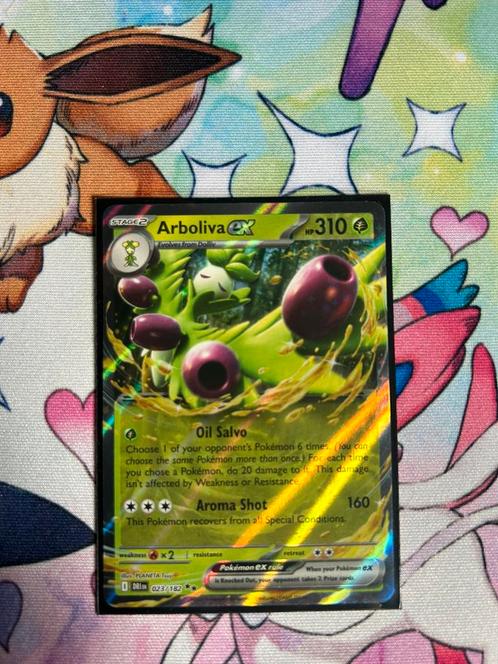 Arboliva EX 023/182 Destined Rivals Pokemon kaarten, Hobby en Vrije tijd, Verzamelkaartspellen | Pokémon, Zo goed als nieuw, Losse kaart