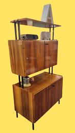 Vintage wandmeubel modulair jaren 60, Huis en Inrichting, Kasten | Wandmeubels, Gebruikt, ,, Ophalen of Verzenden, ,