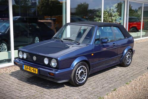 Volkswagen Golf 1 Cabriolet 1.8 72KW E2 1997 Blauw, Auto's, Volkswagen, Bedrijf, Golf, Bluetooth, Centrale vergrendeling, Lichtmetalen velgen