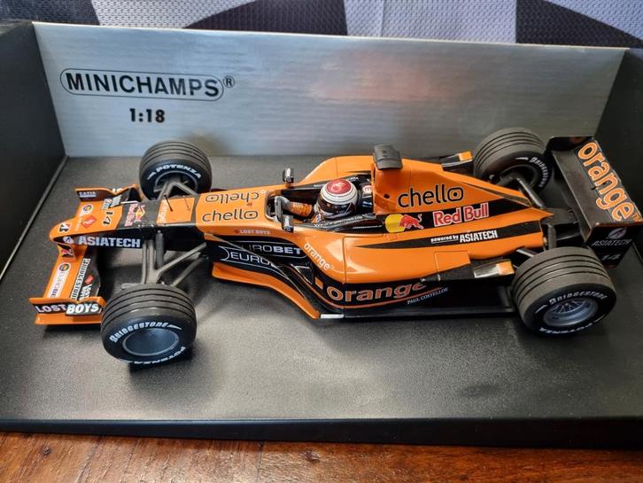 Minichamps Orange Arrows A22 Jos Verstappen 1:18, Hobby en Vrije tijd, Modelauto's | 1:18, Ophalen of Verzenden