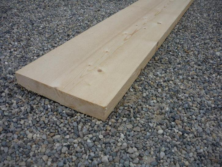 Vuren 32x200mm ruw, Doe-het-zelf en Verbouw, Hout en Planken, Nieuw, Plank, Vuren, 300 cm of meer, 25 tot 50 mm, Ophalen