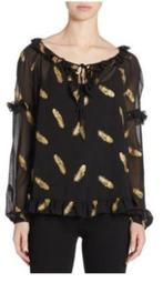 The Kooples zwarte blouse maat 2 - medium Nieuw, Maat 38/40 (M), Verzenden, Zwart, Nieuw