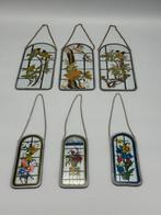 Vintage Glas in Lood Hangers - Set van 6, Ophalen of Verzenden