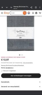 Nawrap theedoeken 6x, Huis en Inrichting, Nwatjap, Overige kleuren, Verzenden, Nieuw