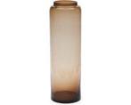 Glazen vaas van Riviera Maison, bruine amber tint, 60 cm, Huis en Inrichting, Woonaccessoires | Vazen, Ophalen of Verzenden, Overige kleuren