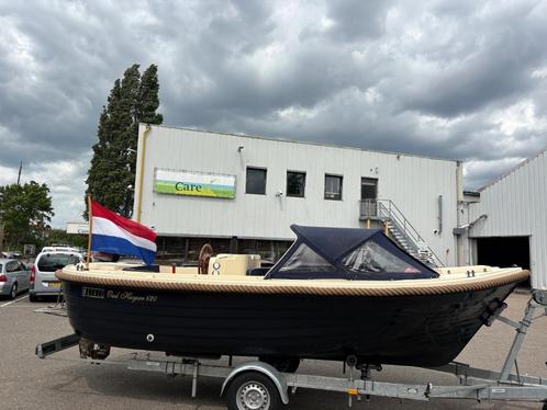 Oudhuijzer Oud huijzer 620 + Yamaha in de bun + Zonnedek, Watersport en Boten, Sloepen, Gebruikt, 10 tot 30 pk, 6 meter of meer