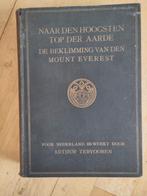 Boek over beklimming Mount Everest, Ophalen of Verzenden