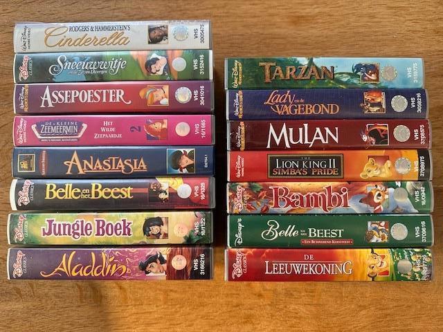 Disney videobanden, Cd's en Dvd's, VHS | Kinderen en Jeugd, Gebruikt, Tekenfilms en Animatie, Tekenfilm, Alle leeftijden, Ophalen of Verzenden