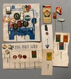 Speldjes voormalig Tsjecho-Slowakije (29 stuks), jaren ‘80, Verzamelen, Verzenden, Gebruikt, Overige onderwerpen, Speldje of Pin