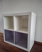 IKEA Kallax kast met 2 bakken. Zo goed als nieuw., Huis en Inrichting, Ophalen, 50 tot 100 cm, Zo goed als nieuw, Minder dan 100 cm