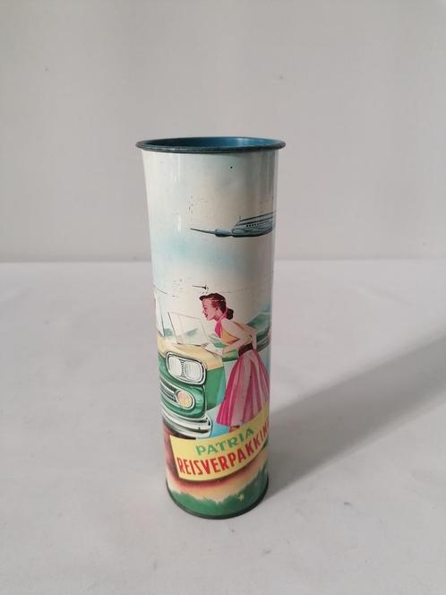 vintage blikken reisverpakking van PATRIA kaakjes izgst, Antiek en Kunst, Curiosa en Brocante, Ophalen
