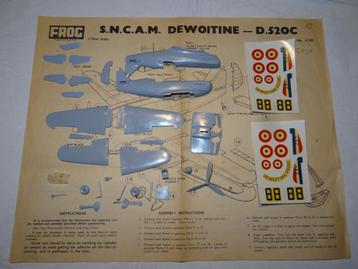 DeWoitine D520C Merk SNCAM - Frog beschikbaar voor biedingen