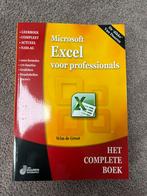 Wim Groot - Excel voor Professionals, Boeken, Ophalen of Verzenden, Zo goed als nieuw, Wim Groot