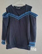 Name it trui open schouders blauw donkerblauw 110 116, Meisje, Trui of Vest, Ophalen of Verzenden, Zo goed als nieuw