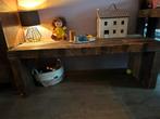 Houten kinder tafel/bureau/speeltafel, Ophalen, Gebruikt, Bruin, Hout