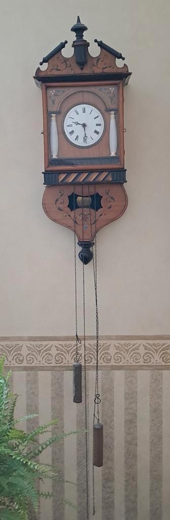 Antieke Wandklok, Antiek en Kunst, Antiek | Klokken, Ophalen of Verzenden