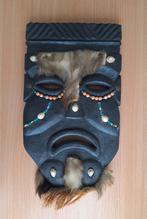 Oud Afrikaans Masker, Gezicht, Handgemaakt Houtsnijwerk, Antiek en Kunst, Kunst | Beelden en Houtsnijwerken, Ophalen of Verzenden