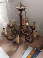 Brocante Kroonluchter met 6 Armen, Ophalen, Gebruikt, Metaal, Brocante