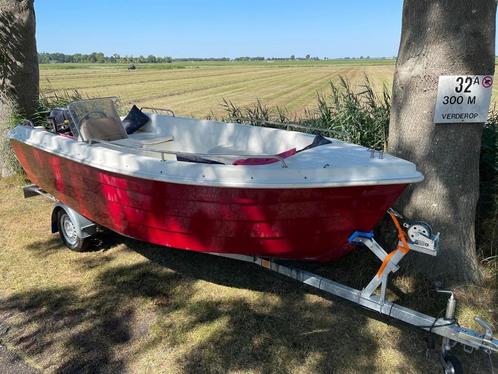 Clever 470 met 9.9 4tact, Watersport en Boten, Vis- en Consoleboten, Gebruikt, Tot 10 pk, 3 tot 6 meter, Benzine, Buitenboordmotor