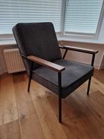 woood sally fauteuil antraciet (1 of 2 keer), Ophalen, Gebruikt, Minder dan 75 cm, Stof