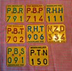 Een verzameling van zeven nederlandse kentekenplaatjes, Ophalen of Verzenden