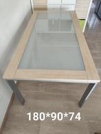 eettafel, Huis en Inrichting, Ophalen, Zo goed als nieuw, Vijf personen of meer, Rechthoekig
